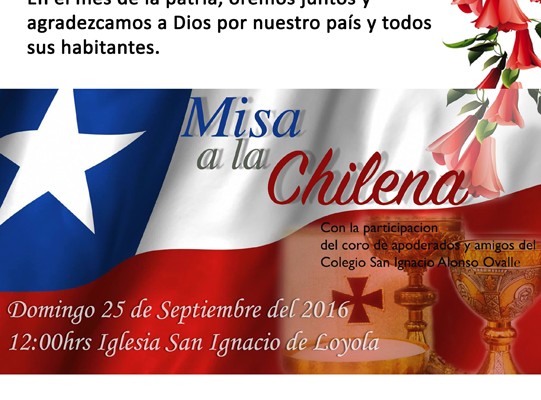 Afiche Misa Chilena 25 de septiembre 2016 web