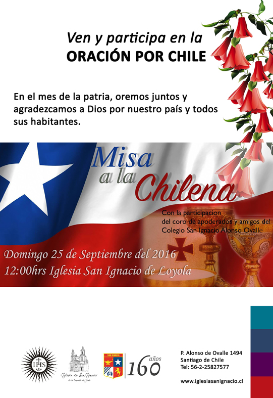 Afiche Misa Chilena 25 de septiembre 2016 web